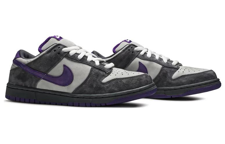 Мужские кеды Nike Dunk SB Purple Pigeon (серо-фиолетовые) — Фиолетовый／серый — фото 3