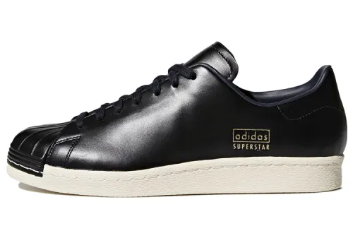 Adidas Originals Superstar Abrasion Resistant Low top Skateboard Shoes Unisex Black