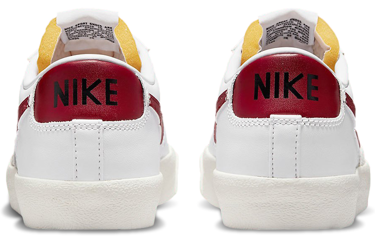 Мужские кеды Nike Blazer 77 Team "Red" (белый с красным) — Белый / красный — фото 5