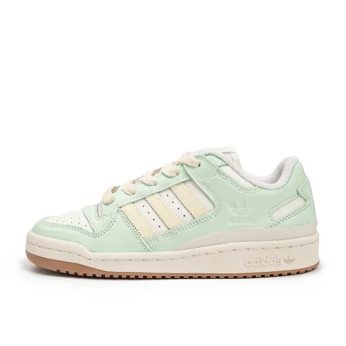 Adidas Originals FORUM Skateboard Shoes Unisex Low Top White/Beige/Green