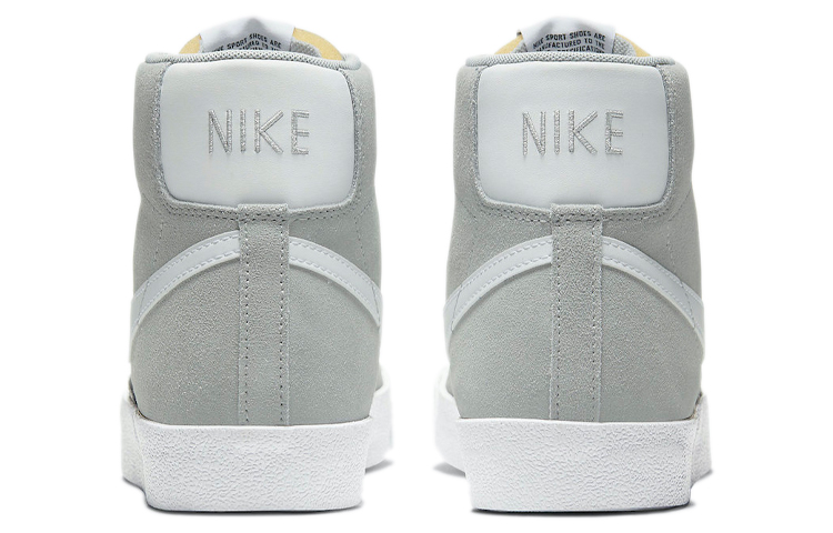 Мужские кроссовки Nike Blazer 77 Suede (дымчато-серые) — фото 4