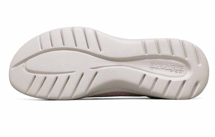 Женские кеды Skechers On-The-GO Flex (розовые) — фото 5