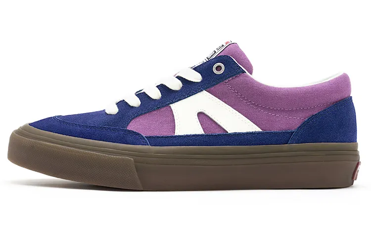 Vision Street Wear Stick retro casual low-top sneakers, same style for men and women, dark night purple
