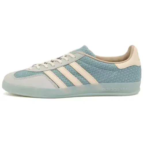 Gazelle Adidas Originals Indoor 'Cotton Weave Pack - Light Blue'