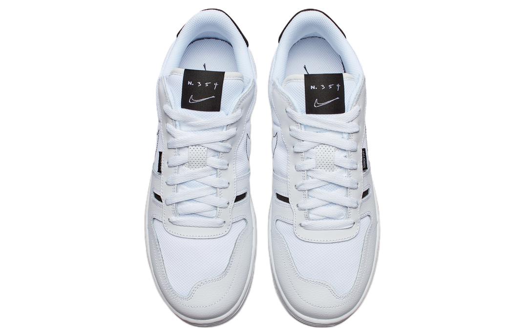 Мужские кеды Nike Squash Type (черно-белые) — фото 4