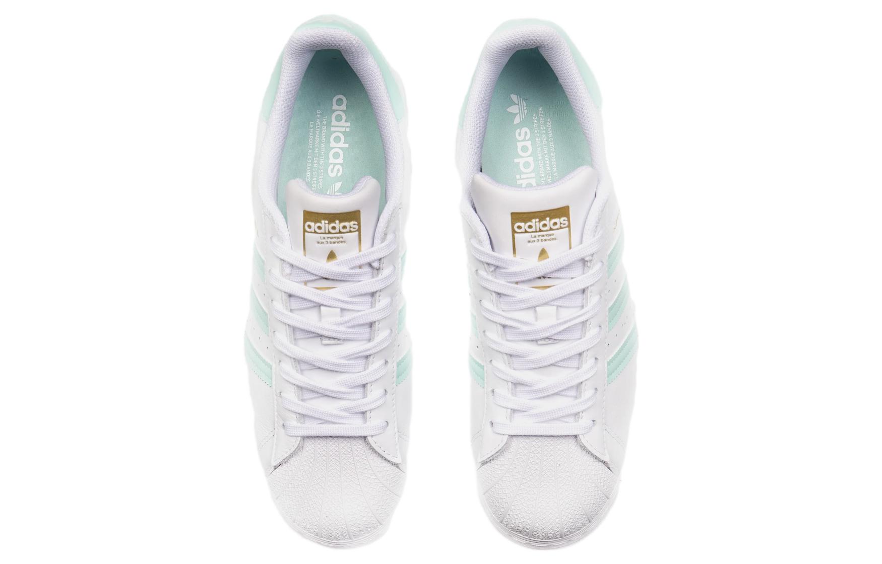 Кеды adidas originals SUPERSTAR "Easter Pack" (бело-голубые) — фото 4