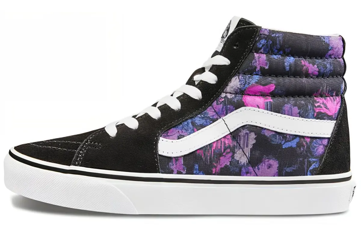 Sk8 Vans-Hi 'Warped Floral'