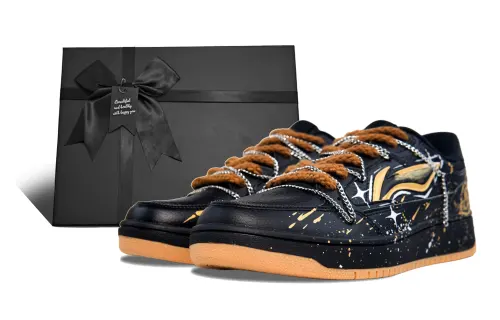 Li Ning Tianji Height Increasing Slip Resistant Abrasion Resistant Low top Skateboard Shoes Men's Black