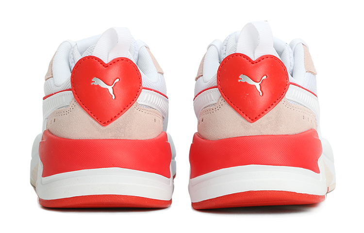 Женские кеды PUMA X-RAY Game Valentine's (бело-красные) — фото 3