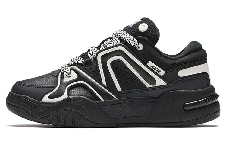 Anta AOJIE Slip Resistant Abrasion Resistant Low top Skateboard Shoes Women's Black