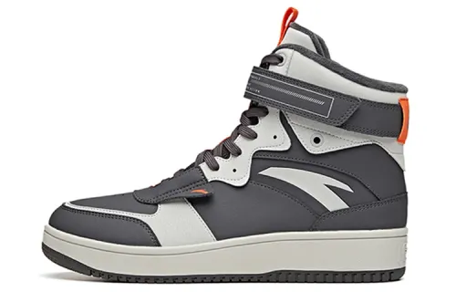 Anta Textile, Synthetic Leather Coverage Thermal Non Slip And Waterproof Abrasion Resistant High top Skateboard Shoes