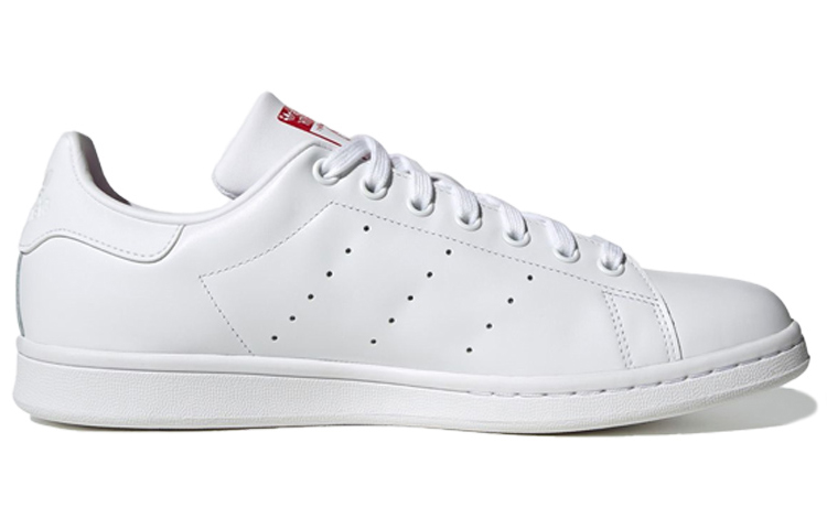 Кеды adidas Stan Smith (бело-красные) — фото 2