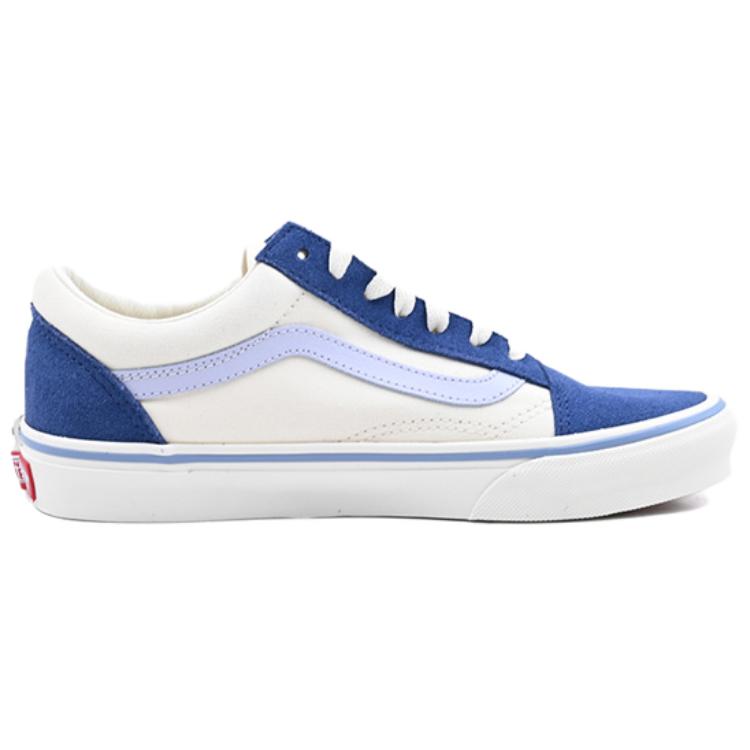 Vans Old Skool Low top Skateboard Shoes Unisex White Blue