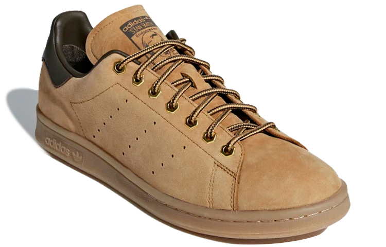 Мужские кеды adidas originals STAN SMITH (коричневые) — 小麦色 — фото 2