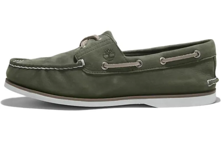 Timberland Skateboard Shoes Men's Low Top Green