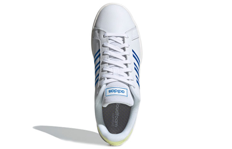 Мужские кеды adidas neo GRAND COURT (бело-синий) — фото 4