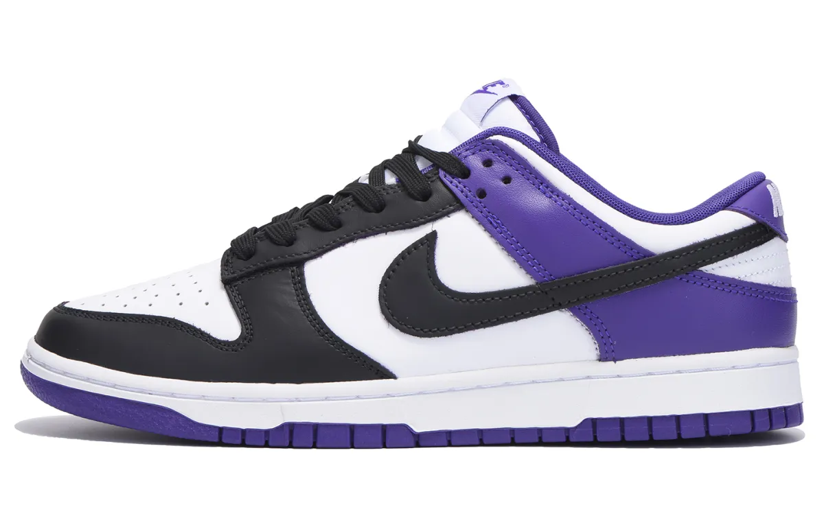 Nike Dunk Slip Resistant Abrasion Resistant Low top Skateboard Shoes Men's Black Purple
