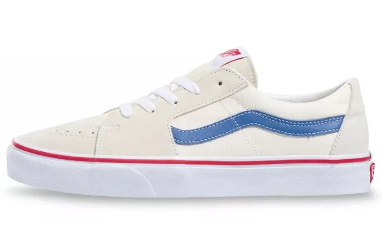 Vans SK8 Low top Skateboard Shoes Unisex Ecru
