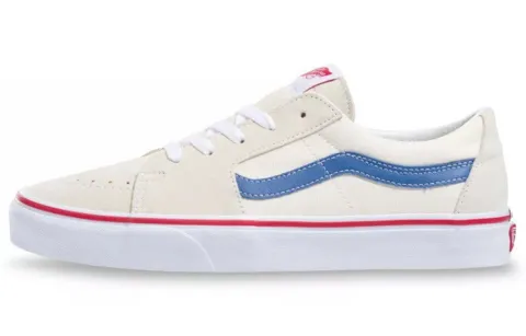 Vans SK8 Low top Skateboard Shoes Unisex Ecru