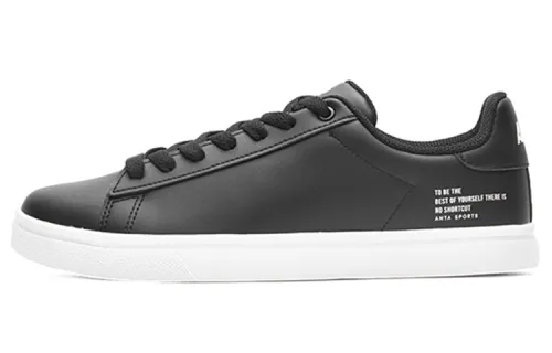 Anta Life Collection Skateboard Shoes Men's Black White