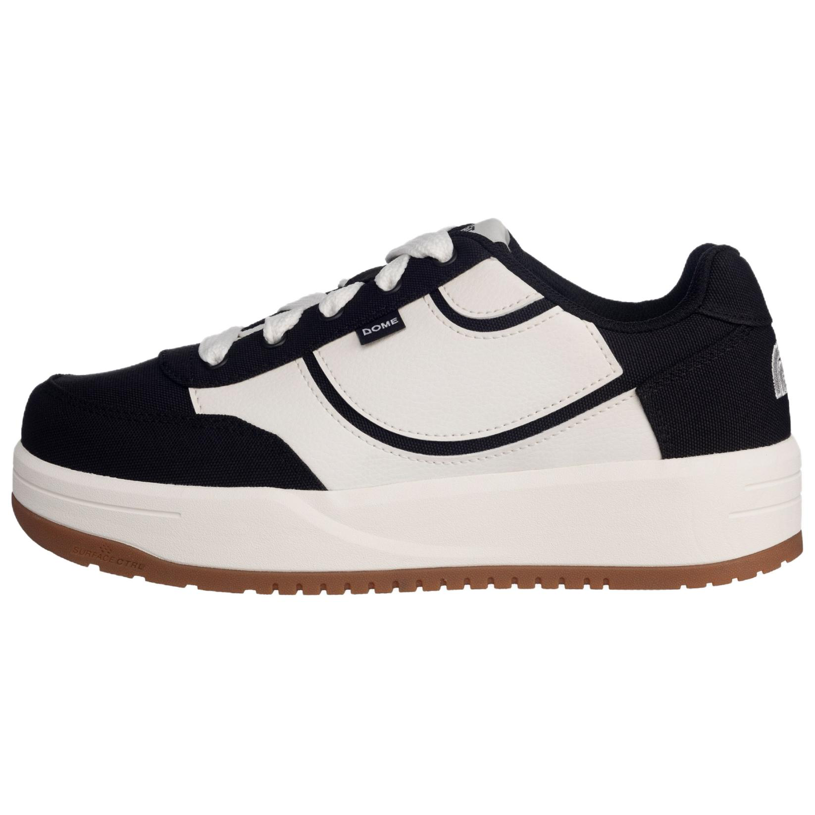 THE NORTH FACE Dome Slip Resistant Abrasion Resistant Low top Skateboard Shoes Women's Black White