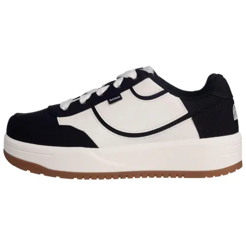 THE NORTH FACE Dome Slip Resistant Abrasion Resistant Low top Skateboard Shoes Women's Black White