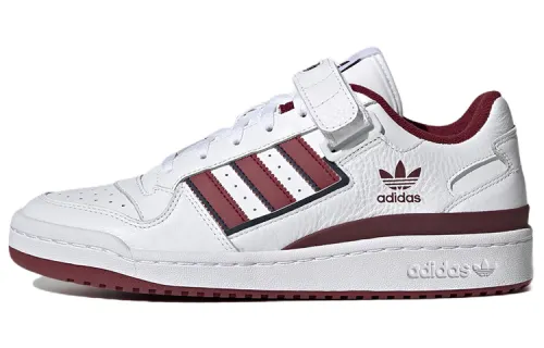 Forum Adidas Originals Low 'White Collegiate Burgundy'