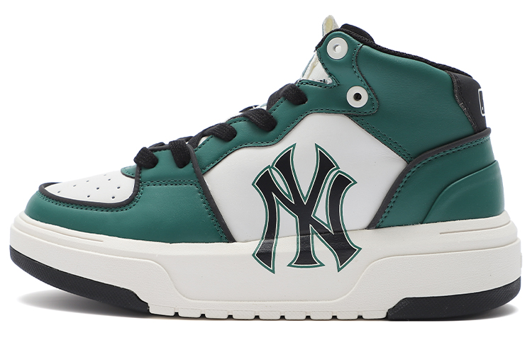 Кеды MLB MLB Chunky Liner high (бело-зеленые)
