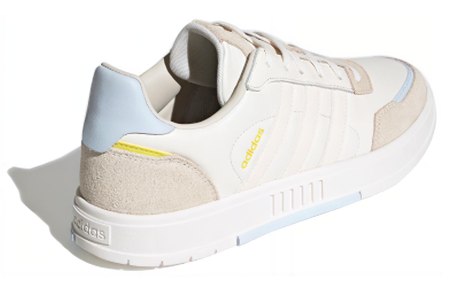 Мужские кеды adidas neo Courtmaster (бело-коричневые) — фото 3