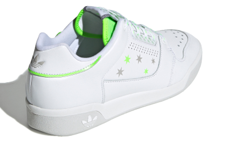 Женские кеды adidas originals Slamcourt (бело-зеленые) — фото 4