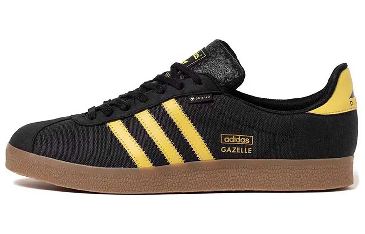 Мужские кеды adidas x Descendant GAZELLE DCDT GTX (черно-желтые)