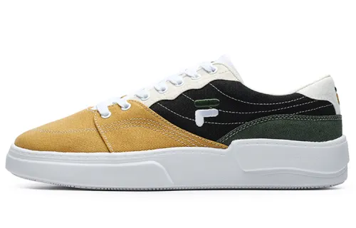 FILA FUSION FLIP Casual Low top Skateboard Shoes Men's Yellow Black