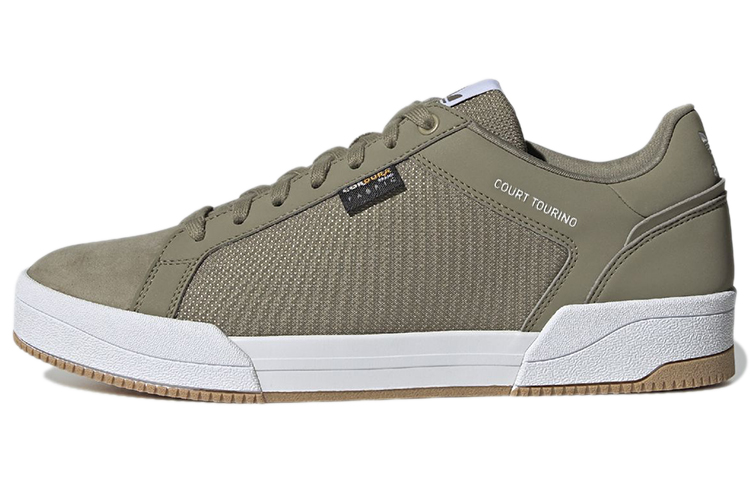 Adidas Originals Court Tourino Skateboard Shoes Men's Low Top Linen Green