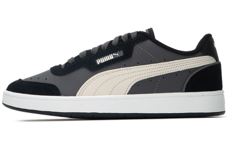 Кеды PUMA Court Guard mix (черно-серо-белые)