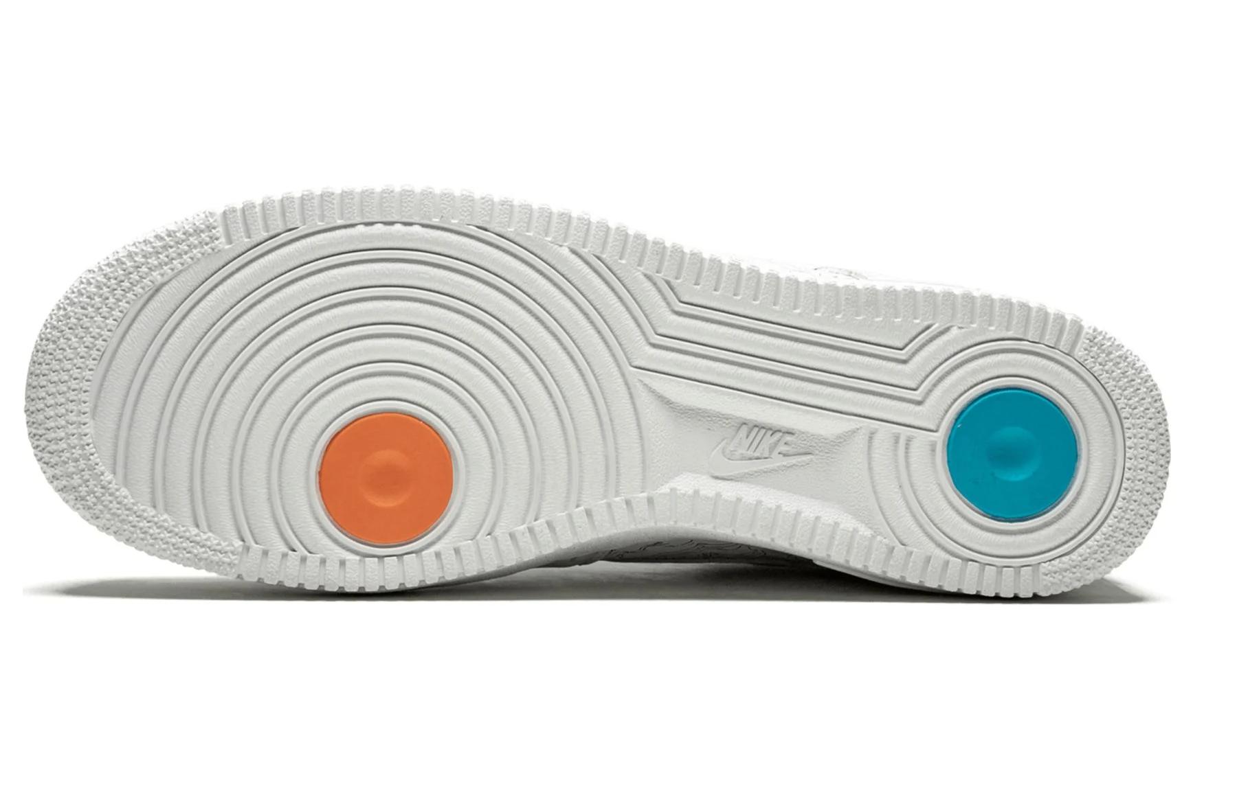 Кроссовки Nike Air Force 1 Premium (белые) — фото 5