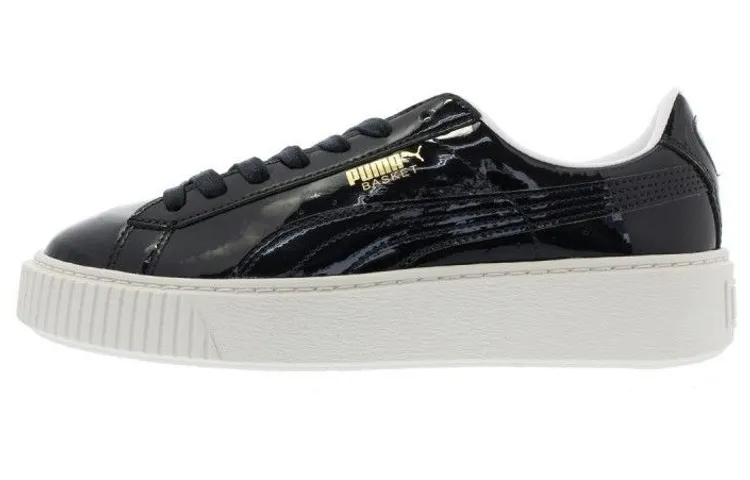 PUMA Basket Platform Patent Peacoat Women's