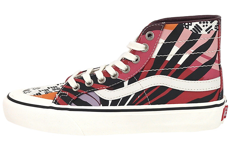 Кеды Vans SK8 Sf (красный / белый / оранжевый)