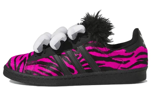 Campus Jeremy Scott x Campus Adidas Originals 80s 'Bones - Pink Zebra'