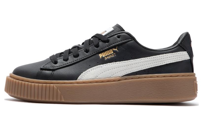Женские кеды PUMA Basket Platform (черный)