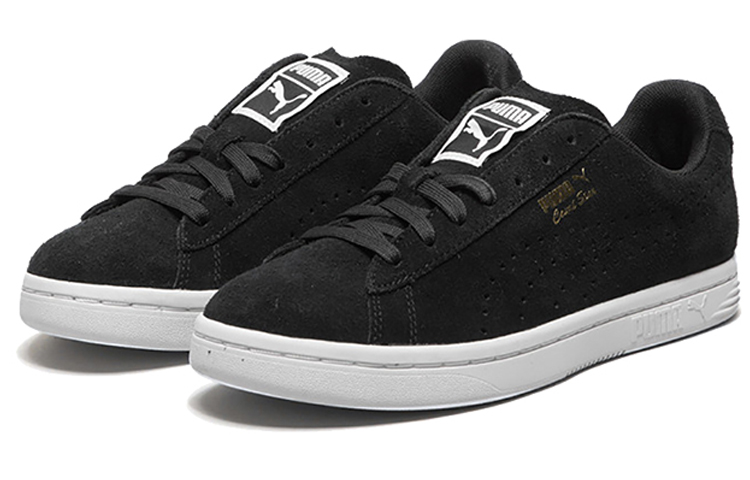 Кеды PUMA Court Star Suede (черно-белые) — фото 4