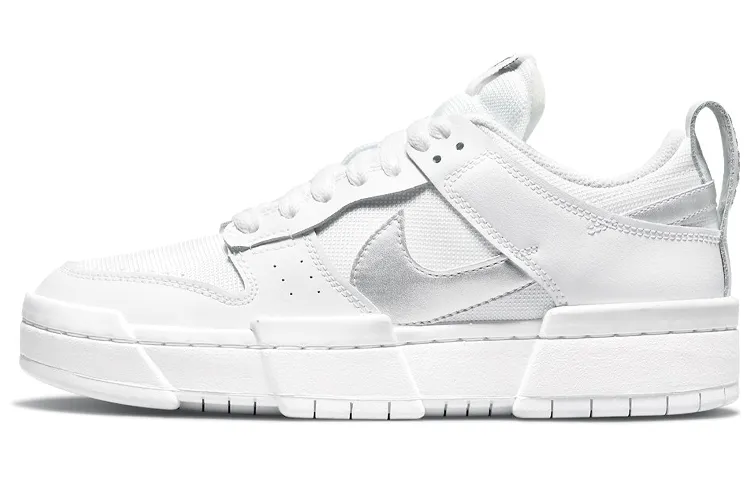 Nike Dunk Low Disrupt 'White Metallic Silver' Women's