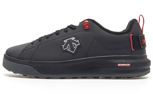 DESCENTE Skateboard Shoes Unisex Low Top Black/Red/White
