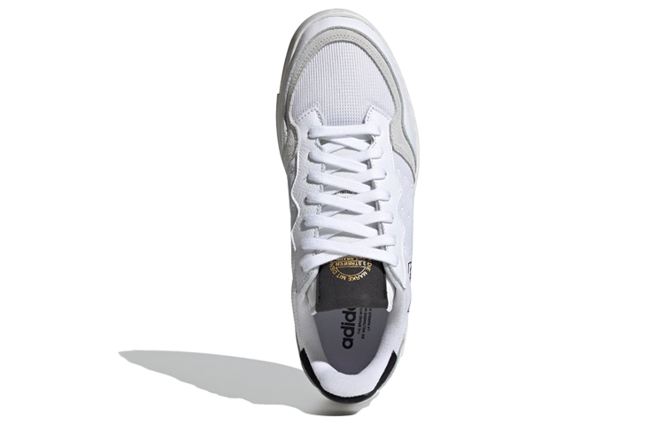Кеды adidas originals Super Court (бело-черные) — 云白黑 — фото 5