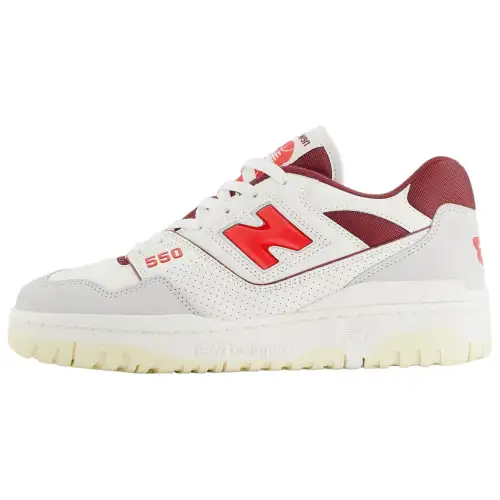 550 New Balance 'Sea Salt Grey True Red'
