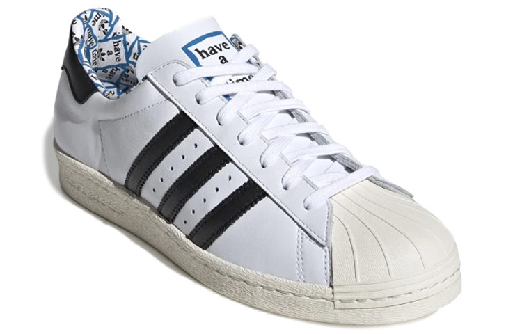 Кеды adidas originals Superstar (бело-черные) — фото 3