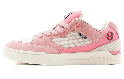 Vision Street Wear Savvy Puffy Shoes Low top Skateboard Shoes Unisex Milkshake Pink