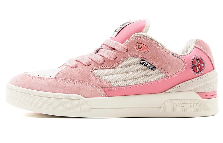 Vision Street Wear Savvy Puffy Shoes Low top Skateboard Shoes Unisex Milkshake Pink