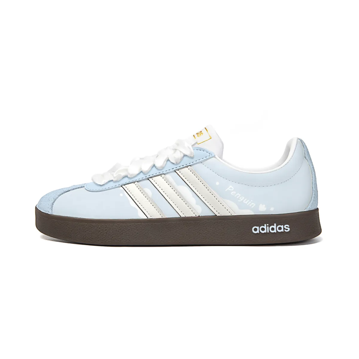 Adidas VL COURT 2.0 Glass Sea Slip Resistant Cushioning Abrasion Resistant Slip Resistant Cushioning Abrasion Resistant