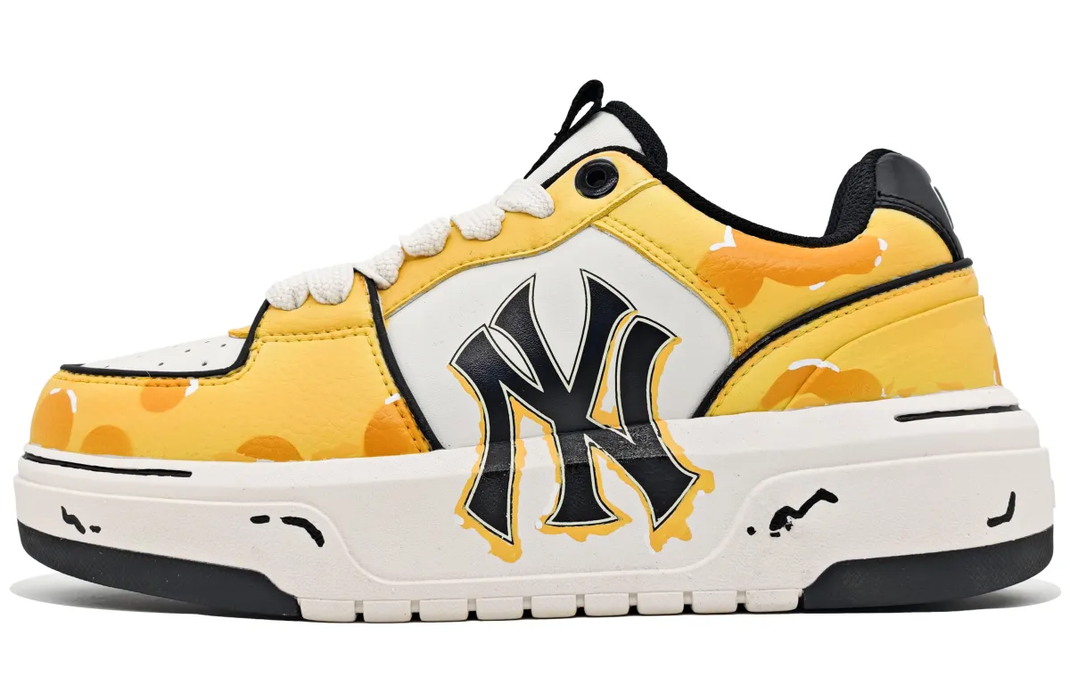 MLB Chunky Liner Skate Shoes Unisex Low-top Orange/Black