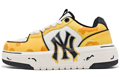 MLB Chunky Liner Skateboard Shoes Unisex Low Top Orange/Black